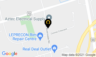 Aztec Electrical Supply in Vaughan map