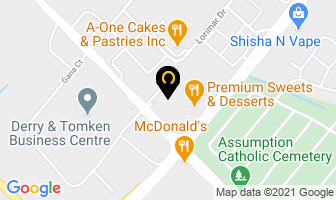 Aztec Hydraulics Inc in Mississauga map