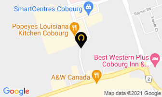 B & D Liquidation in Cobourg map