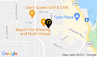 B & G Audio Video Service in Campbell River map