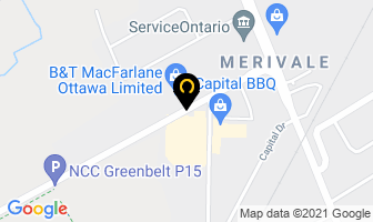 B & T Macfarlane Ottawa Ltd in Nepean map