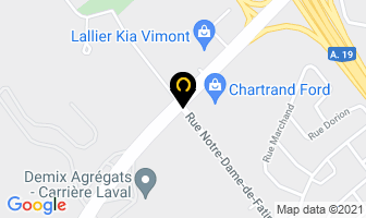 B B P Avocats in Laval map
