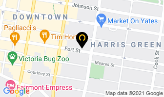 B C Excluded Employee's Assn in Victoria map