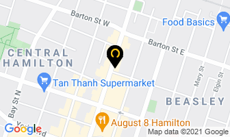 B Contemporary in Hamilton map