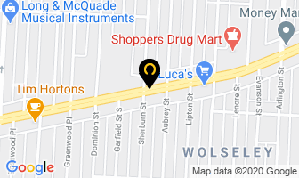 B-O K Criminal Law Office in Winnipeg map