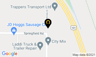 B W I Woodworking Ltd in 150 Mile House map