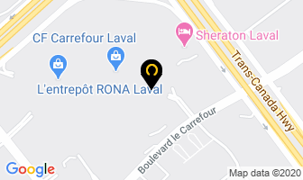 B2 Carrefour Laval in Beauharnois map