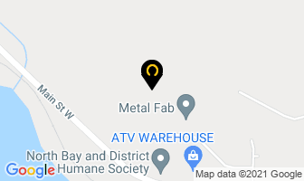 Babin Ironworks in North Bay map
