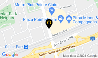 Baby-M in Pointe-Claire map