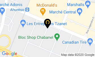 Bacardi Canada Inc in Montreal map