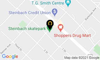 Backstage Teen Drop-In Center in Steinbach map