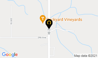 Backyard Vineyards in Langley map
