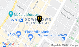 Bacon Allard Comptable Agr&eacute;&eacute; in Montreal map
