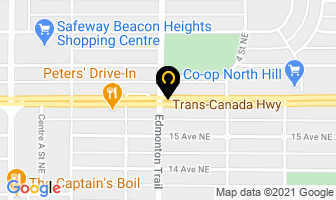 Badlands Paintball Supplies in Calgary map