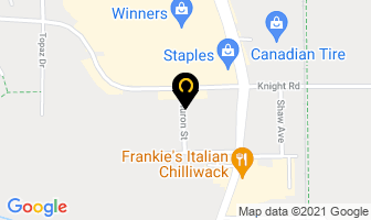 Baerg Land Surveying Ltd in Chilliwack map