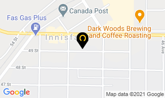 Baiers Stationery in Invermere map
