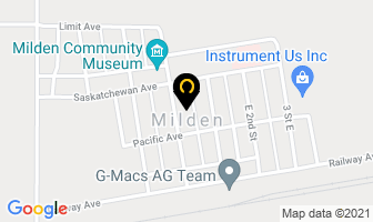 Bailey Bros Seed in Milden map