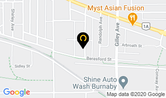 Baires Master Auto Service in Burnaby map