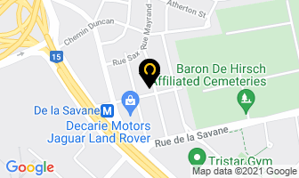 Baker Animal Hospital in Brantford map