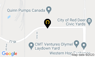 Baker Hughes Canada Company in Red Deer map
