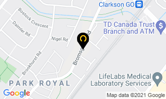 Baker Petrolite Canada Inc in Mississauga map