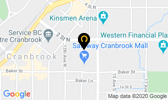 Baker Street Professional Centre in Cranbrook map