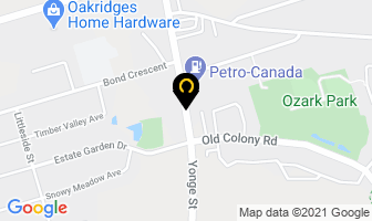 Ballymore Homes in Richmond Hill map