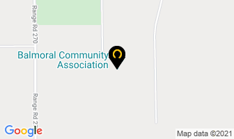 Balmoral Community Association in Red Deer County map