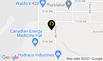Bamboo Innovations in Medicine Hat map