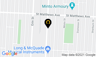 Banair Refrigeration in Winnipeg map