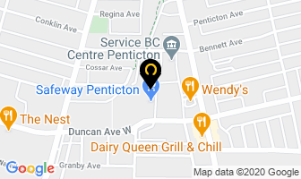 Bananas Haircutters in Penticton map