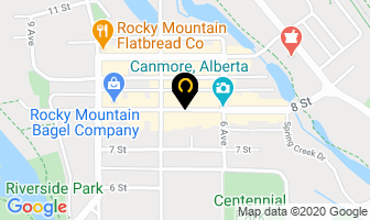 Banff-Cochrane Constituency Office in Canmore map