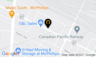 Banfield Autobody in Winnipeg map