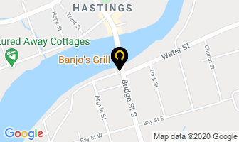 Banjo`s Grill in Trent Hills map
