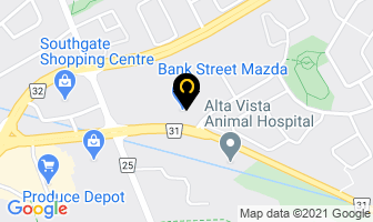 Bank Street Mazda in Guelph map