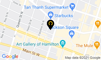 Bankruptcy in Hamilton map