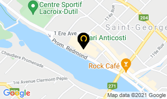 Banque Laurentienne in Saint-Georges map