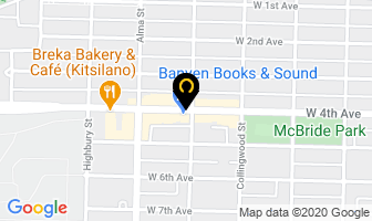 Banyen Books & Sound in Vancouver map
