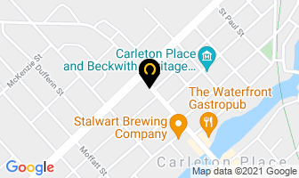 Baptist Church in Carleton Place map