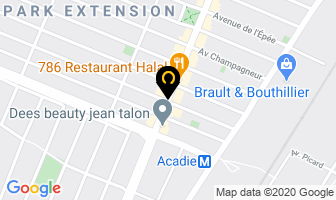 Bar Central in Montreal map