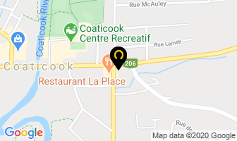 Bar Chez Slim in Coaticook map