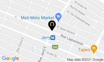 Bar Jarry in Montreal map