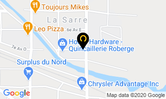 Bar La Baboune in La Sarre map