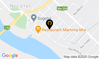 Bar La Bavaroise in Nicolet map