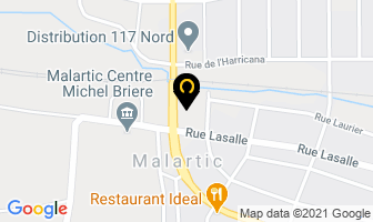 Bar Laitier La Lichette in Malartic map