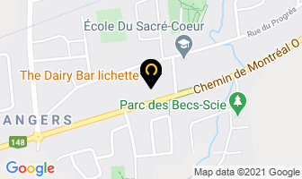Bar Laitier La Lichette in Gatineau map