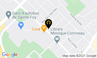 Bar Laitier Le Frisson in Ville de Québec map