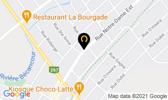 Bar Marjo in Thetford Mines map