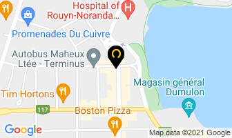 Bar National in Rouyn-Noranda map