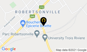 Bar Robertson in Thetford Mines map